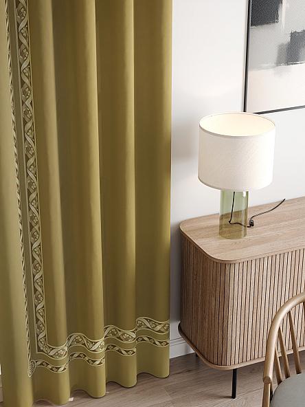 Комплект штор Лифронса (песочно-оливковый) - фото 3