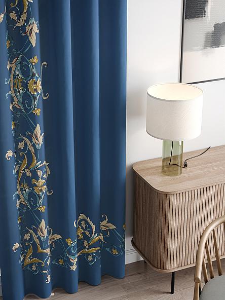 Комплект штор Орфион (синий) - фото 3