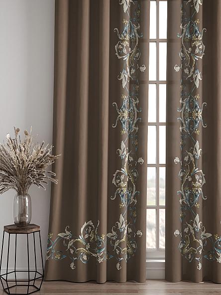 Комплект штор Орфион (коричневый) - фото 4