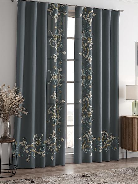 Комплект штор Орфион (серый) - фото 2