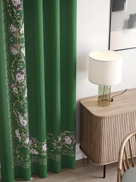 Комплект штор Рилонгс (зеленый) - фото 3