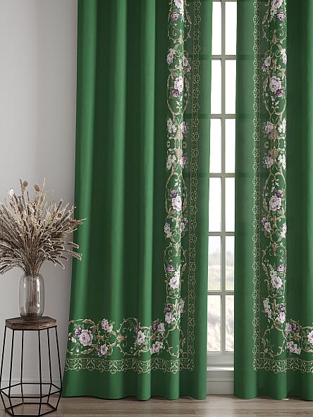 Комплект штор Рилонгс (зеленый) - фото 4