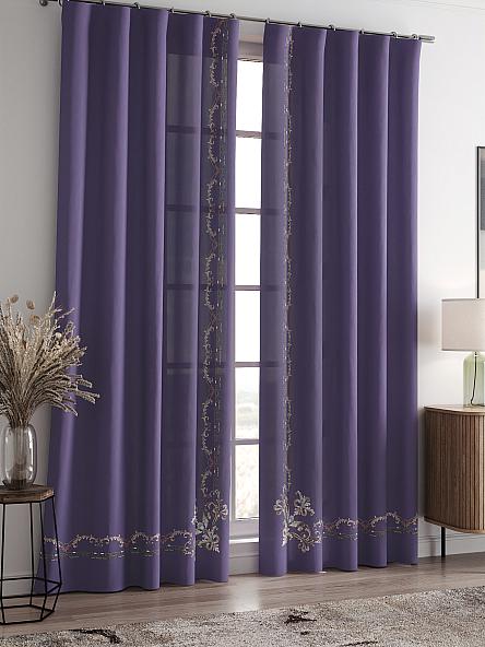 Комплект штор Лебронс (фиолетовый) - фото 2