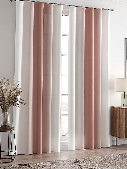 Комплект штор Ленирс (пыльная роза) - фото 2