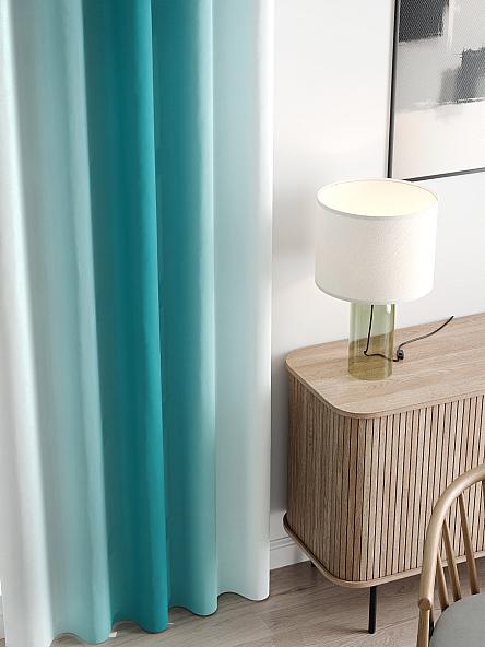 Комплект штор Ленирс (бирюзовый) - фото 3