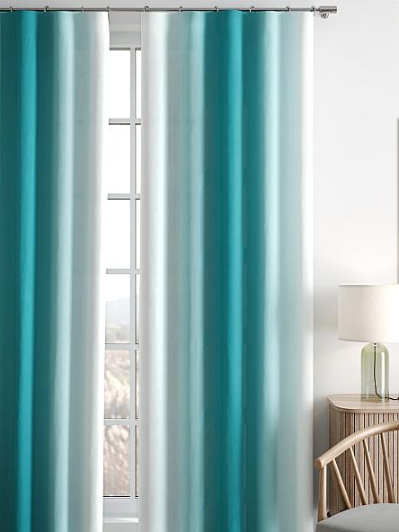Комплект штор Ленирс (бирюзовый) - фото 5