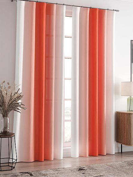 Комплект штор Ленирс (коралл) - фото 2