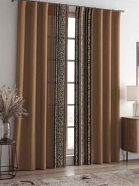 Комплект штор Алионри (коричневый) - фото 2