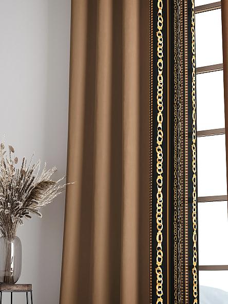 Комплект штор Алионри (коричневый) - фото 6