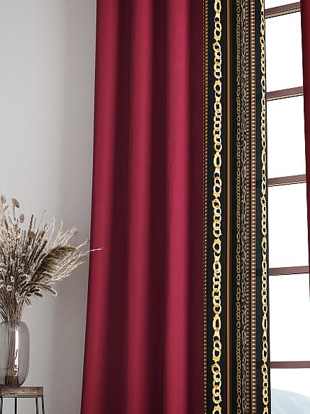 Комплект штор Алионри (бордо) - фото 6