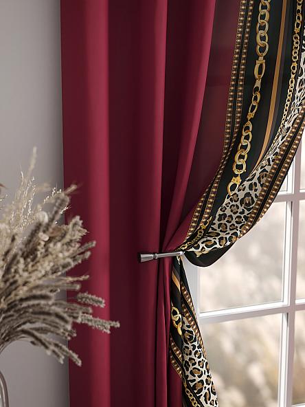 Комплект штор Алионри (бордо) - фото 7
