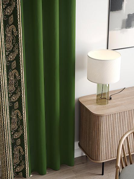 Комплект штор Норлинс (зеленый) - фото 3