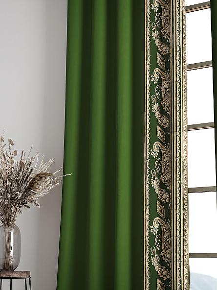 Комплект штор Норлинс (зеленый) - фото 6