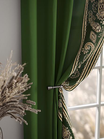 Комплект штор Норлинс (зеленый) - фото 7