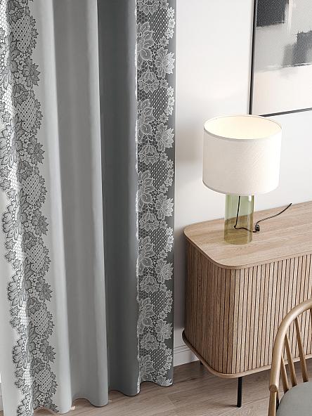 Комплект штор Лирвенс (серый) - фото 3