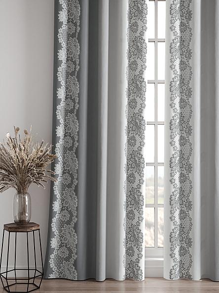 Комплект штор Лирвенс (серый) - фото 4
