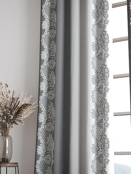 Комплект штор Лирвенс (серый) - фото 6