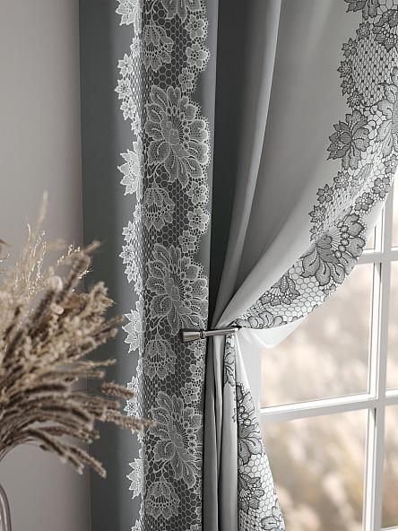 Комплект штор Лирвенс (серый) - фото 7