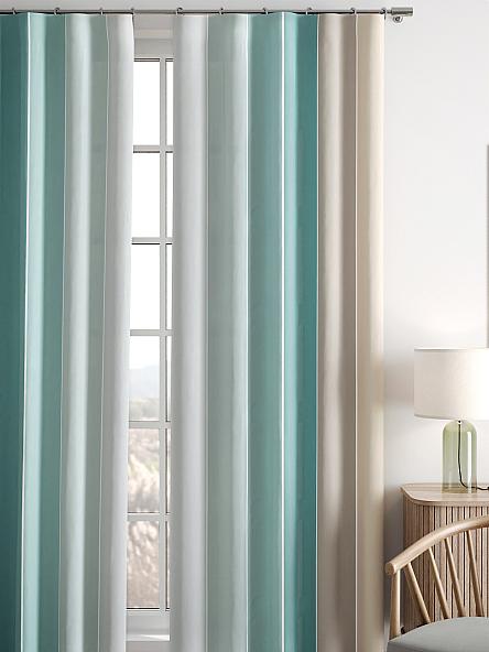 Комплект штор Фриони (бежево-мятный) - фото 5