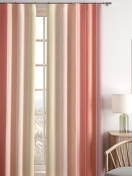 Комплект штор Фриони (сливочно-ягодный) - фото 5