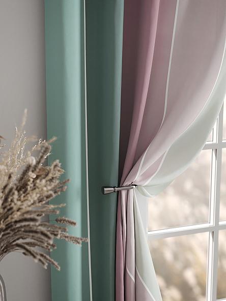 Комплект штор Фриони (холодная роза) - фото 7