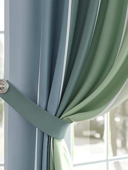 Комплект штор Фриони (зеленый) - фото 2