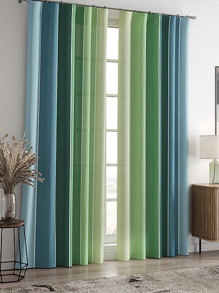 Комплект штор Фриони (зеленый) - фото 2