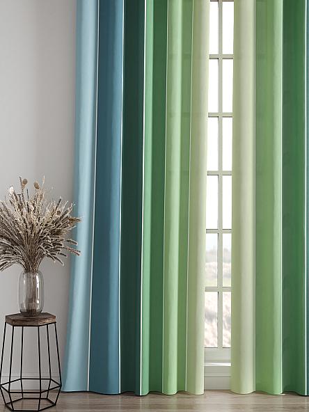 Комплект штор Фриони (зеленый) - фото 4