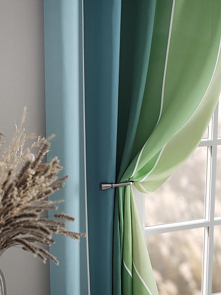Комплект штор Фриони (зеленый) - фото 7