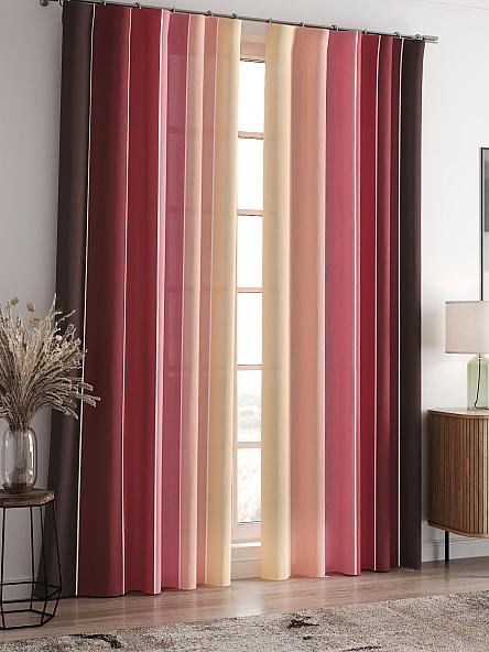 Комплект штор Фриони (ягодный) - фото 2