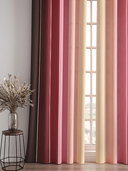 Комплект штор Фриони (ягодный) - фото 4