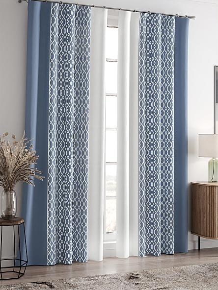 Комплект штор Леорник (голубиный) - фото 2