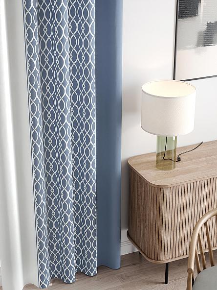 Комплект штор Леорник (голубиный) - фото 3