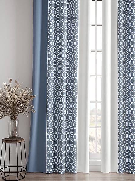 Комплект штор Леорник (голубиный) - фото 4