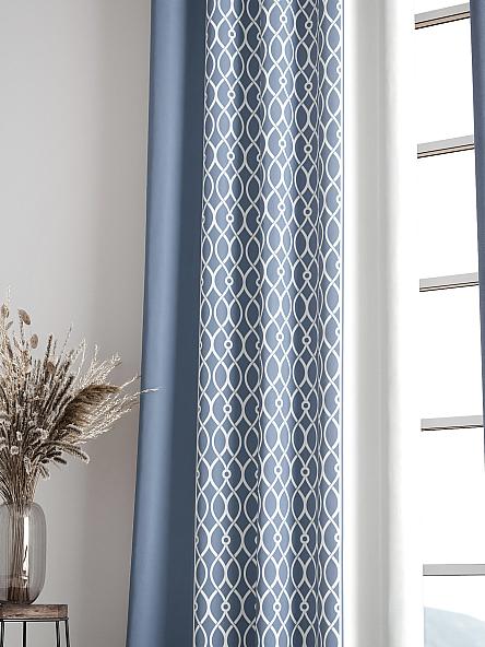 Комплект штор Леорник (голубиный) - фото 6