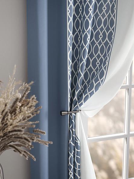 Комплект штор Леорник (голубиный) - фото 7