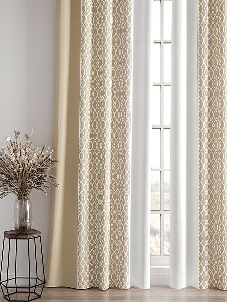 Комплект штор Леорник (бежевый) - фото 4