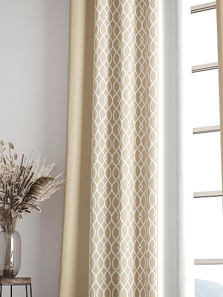 Комплект штор Леорник (бежевый) - фото 6