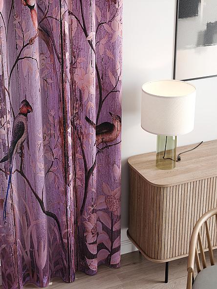 Комплект штор Брелинд (фиолетово-розовый) - фото 3