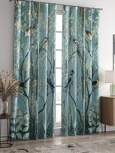 Комплект штор Брелинд (бирюза) - фото 2