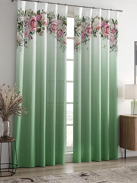 Комплект штор Роулсин (зеленый) - фото 2