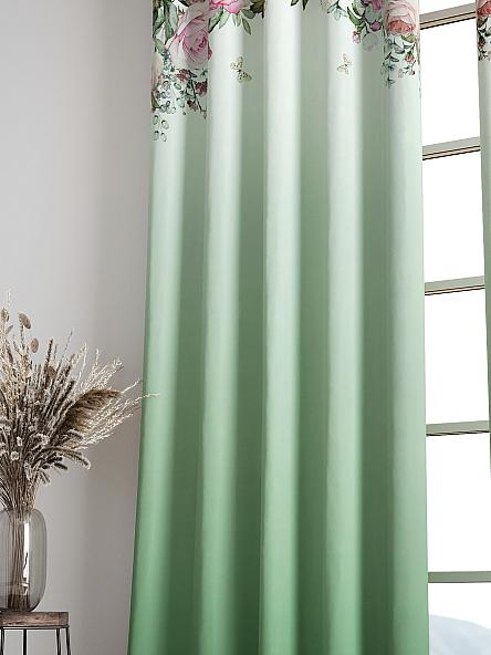 Комплект штор Роулсин (зеленый) - фото 6