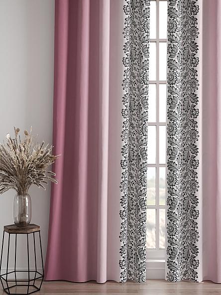 Комплект штор Лерфонс (пепел розы) - фото 4
