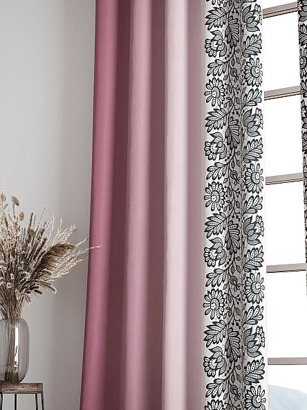 Комплект штор Лерфонс (пепел розы) - фото 6