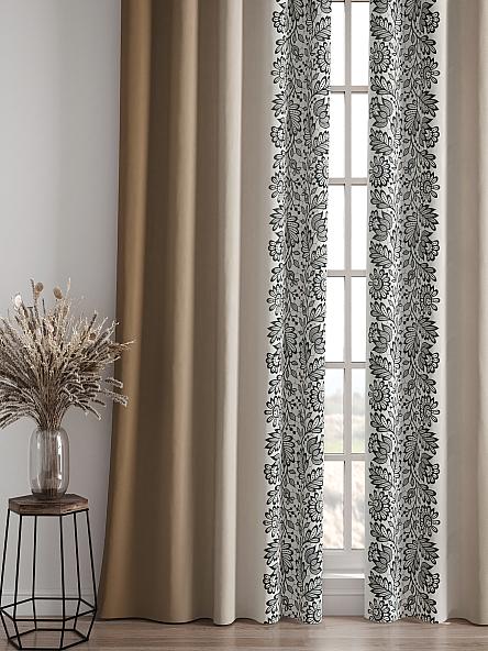 Комплект штор Лерфонс (коричневый) - фото 4