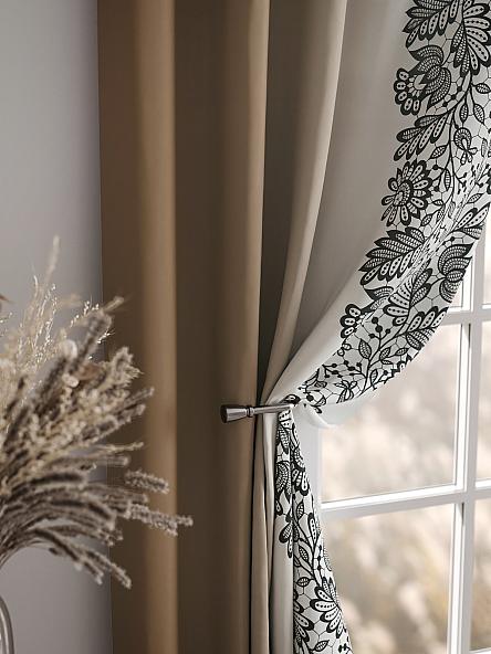 Комплект штор Лерфонс (коричневый) - фото 7