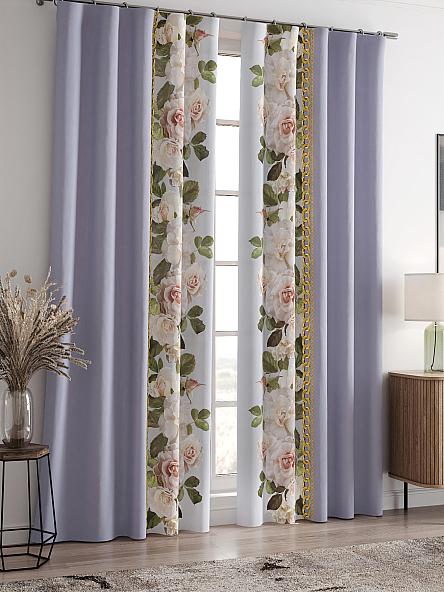 Комплект штор Лиорзис (серо-сиреневый) - фото 2