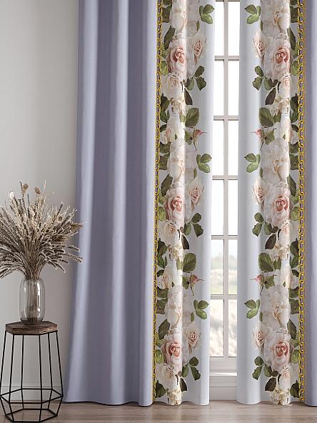 Комплект штор Лиорзис (серо-сиреневый) - фото 4