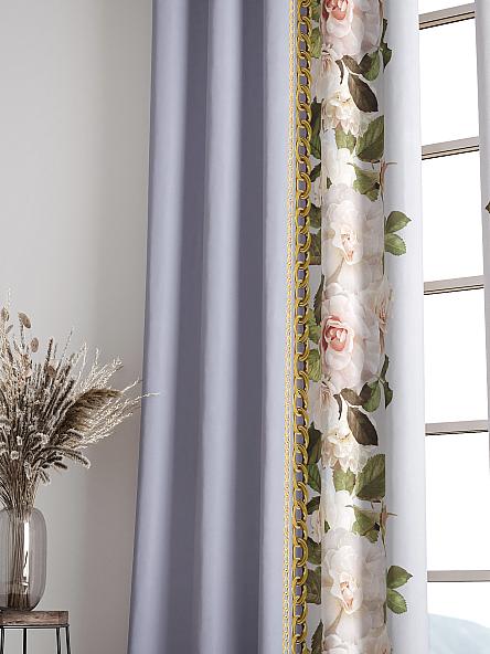 Комплект штор Лиорзис (серо-сиреневый) - фото 6