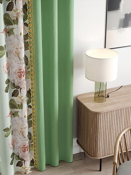 Комплект штор Лиорзис (зеленый) - фото 3